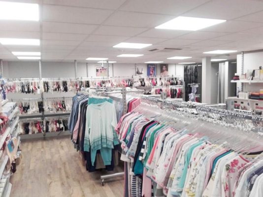 textielhuis modern met de nieuwe Led Panelen