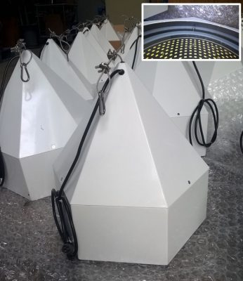 Serie 07 LED high-0bay met stofkap